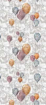 Fenster rollo Ballons