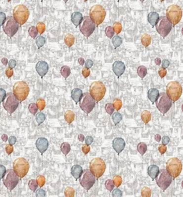 Fenster rollo Ballons