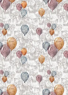 Fenster rollo Ballons