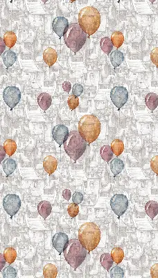 Fenster rollo Ballons