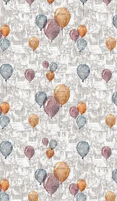 Fenster rollo Ballons