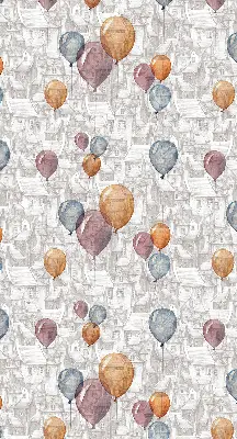 Fenster rollo Ballons