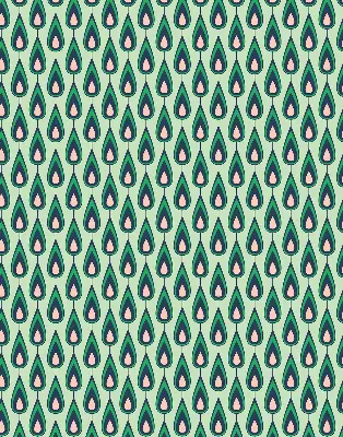 Verdunkelungsrollo Gezeichnete Avocado
