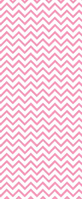 Rollo lichtundurchlässig Horizontale rosa Zickzacklinien