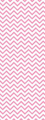 Rollo lichtundurchlässig Horizontale rosa Zickzacklinien