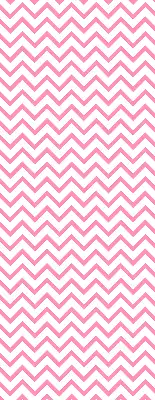 Rollo lichtundurchlässig Horizontale rosa Zickzacklinien