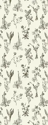 Fenster rollo Gezeichnete Blumen