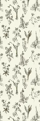 Fenster rollo Gezeichnete Blumen