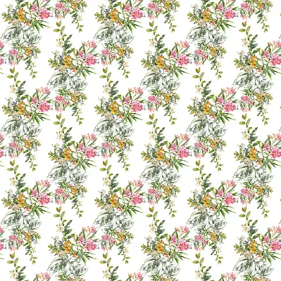 Rollo lichtundurchlässig Blumen