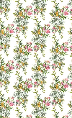 Rollo lichtundurchlässig Blumen