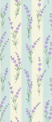 Verdunkelungsrollo Lila Blüten
