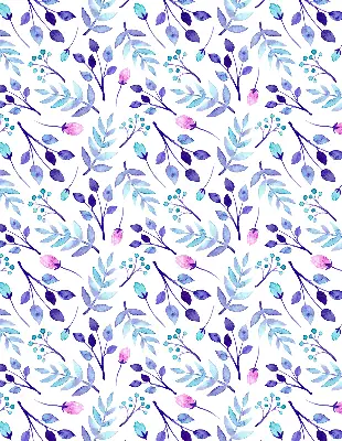 Fenster rollo Blaue Blumen