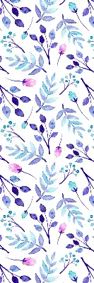 Fenster rollo Blaue Blumen
