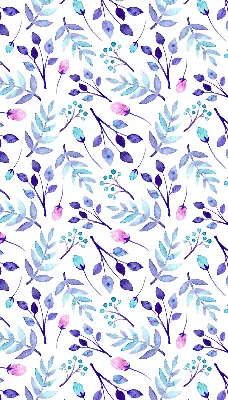Fenster rollo Blaue Blumen