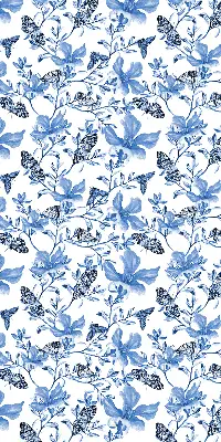 Rollo lichtundurchlässig Blaue Schmetterlinge