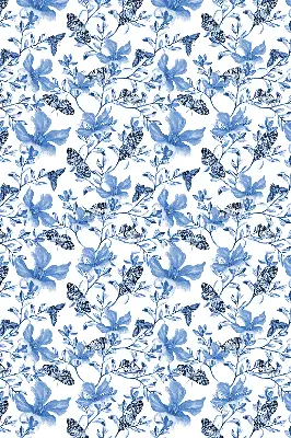 Rollo lichtundurchlässig Blaue Schmetterlinge