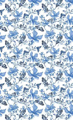 Rollo lichtundurchlässig Blaue Schmetterlinge