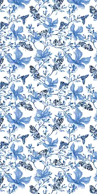 Rollo lichtundurchlässig Blaue Schmetterlinge