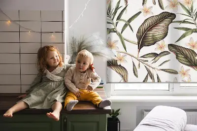 Fenster rollo Blumen mit Stielen