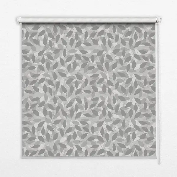 Fenster rollo Graue Blätter