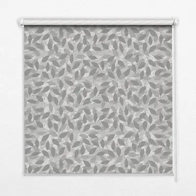Fenster rollo Graue Blätter
