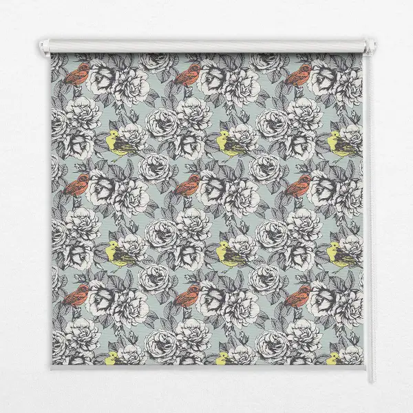 Fenster rollo Blumen