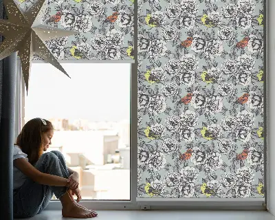 Fenster rollo Blumen