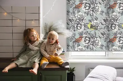 Fenster rollo Blumen