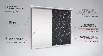 Rollo lichtundurchlässig Konstellation
