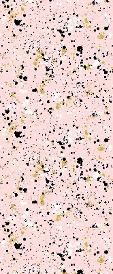 Rollo lichtundurchlässig Farbflecken auf rosa Hintergrund