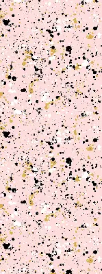 Rollo lichtundurchlässig Farbflecken auf rosa Hintergrund