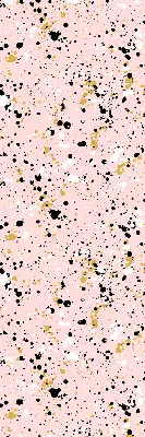 Rollo lichtundurchlässig Farbflecken auf rosa Hintergrund