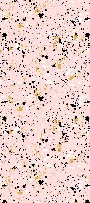 Rollo lichtundurchlässig Farbflecken auf rosa Hintergrund