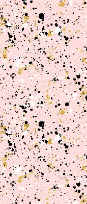 Rollo lichtundurchlässig Farbflecken auf rosa Hintergrund