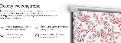 Verdunkelungsrollo Rosa Lilie