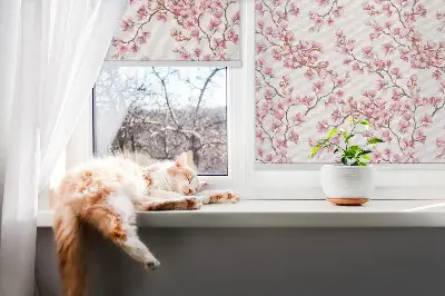 Verdunkelungsrollo Rosa Lilie
