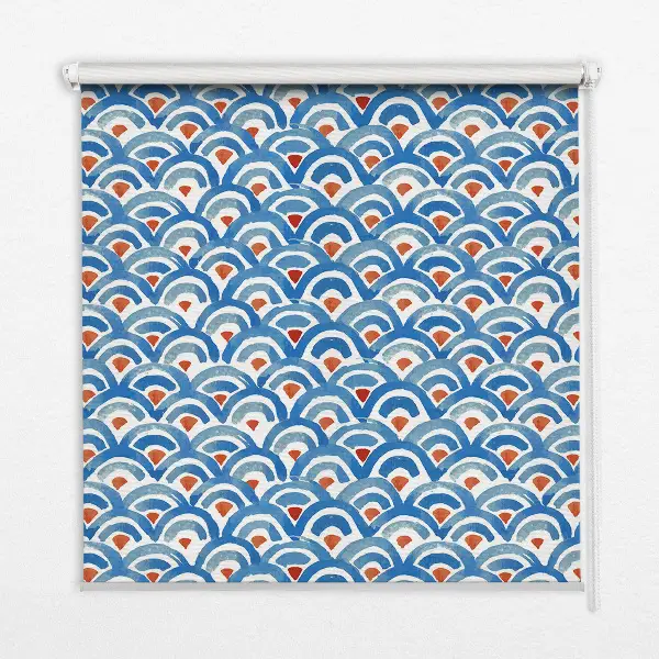 Fenster rollo Bunte Schuppen
