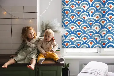 Fenster rollo Bunte Schuppen