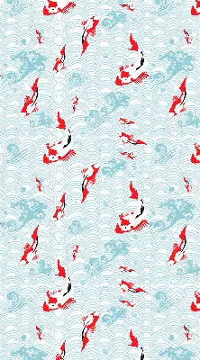 Fenster rollo Fische im Wasser