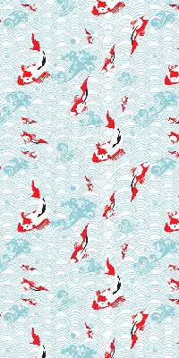 Fenster rollo Fische im Wasser