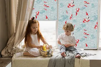 Fenster rollo Fische im Wasser