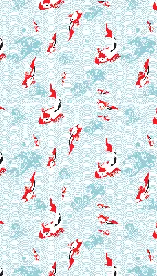 Fenster rollo Fische im Wasser
