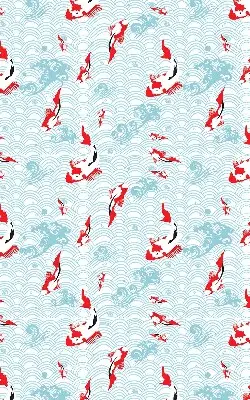 Fenster rollo Fische im Wasser