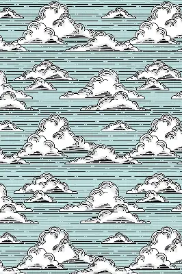 Rollo lichtundurchlässig Wolken