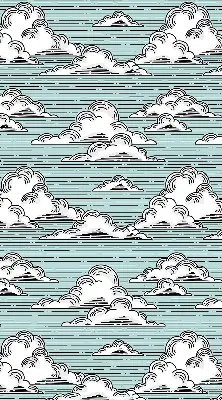 Rollo lichtundurchlässig Wolken
