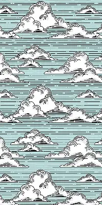 Rollo lichtundurchlässig Wolken