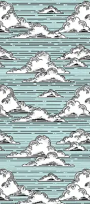 Rollo lichtundurchlässig Wolken