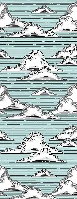 Rollo lichtundurchlässig Wolken