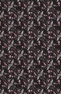 Fenster rollo Reiher und Blumen