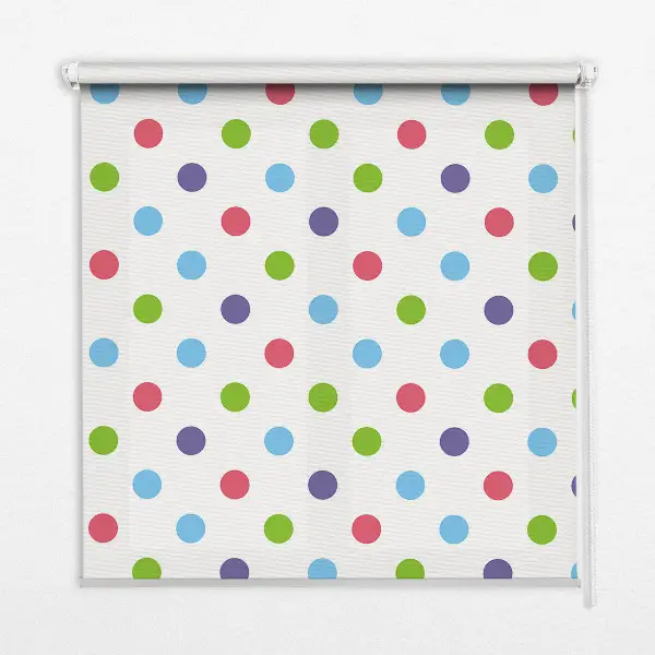 Fenster rollo Bunte Punkte